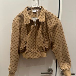 Bonbom monograph bomber jacket - Brand New